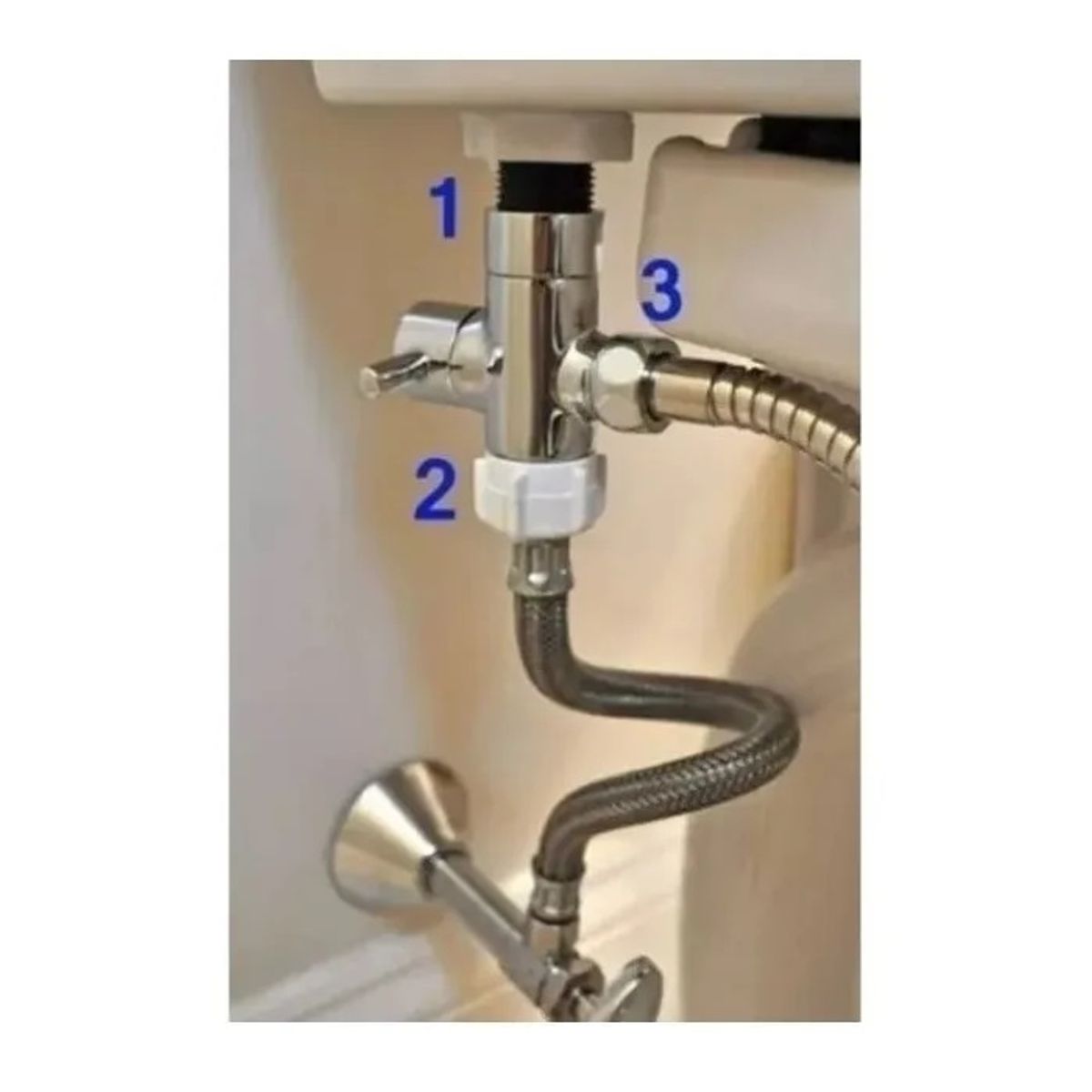 GENERICO - Ducha Bidet Arabe Wc Inodoro Acero Inoxidable
