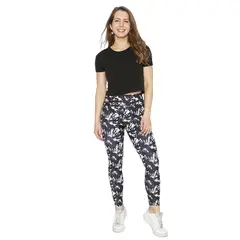 H2O WEAR - Mujer Calza Legging Con Pretina Tie Dye Gris - Gris