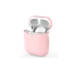 GENERICO - Carcasa Funda Silicona Para AirPods 1 / 2 Rosado