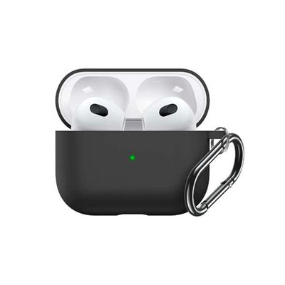Generico Carcasa Funda Silicona Para Airpods 3 Negro