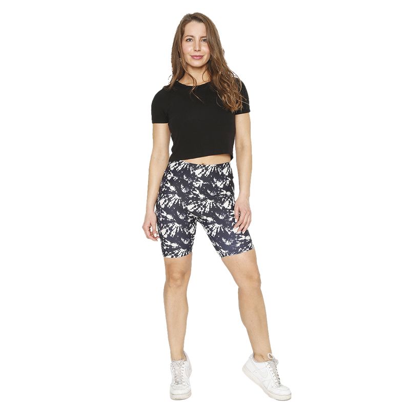 H2O WEAR - Mujer Calza Biker Con Pretina H2O Wear Tie Dye Gris - Gris