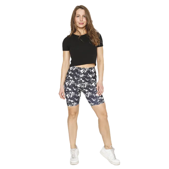 H2O WEAR - Mujer Calza Biker Con Pretina H2O Wear Tie Dye Gris - Gris