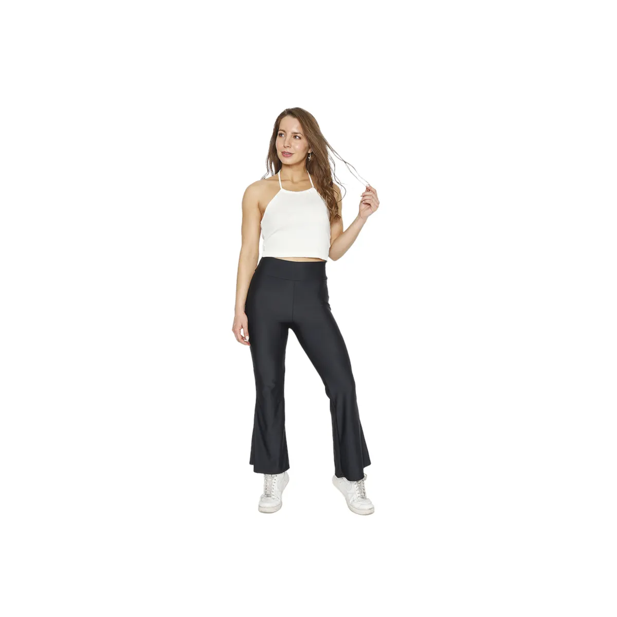 H2O WEAR - Mujer Calza Flare Con Pretina  H2O Wear Negra Negro