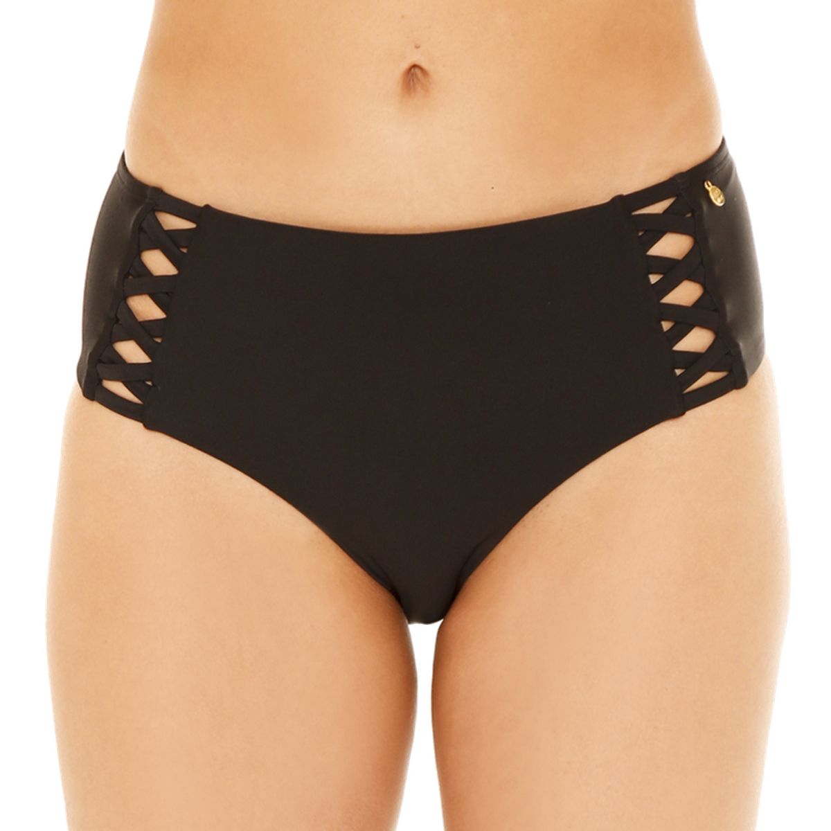 H2O WEAR - Traje de Baño Calzon Alto Mujer H2O Wear Vivos Negro - Negro