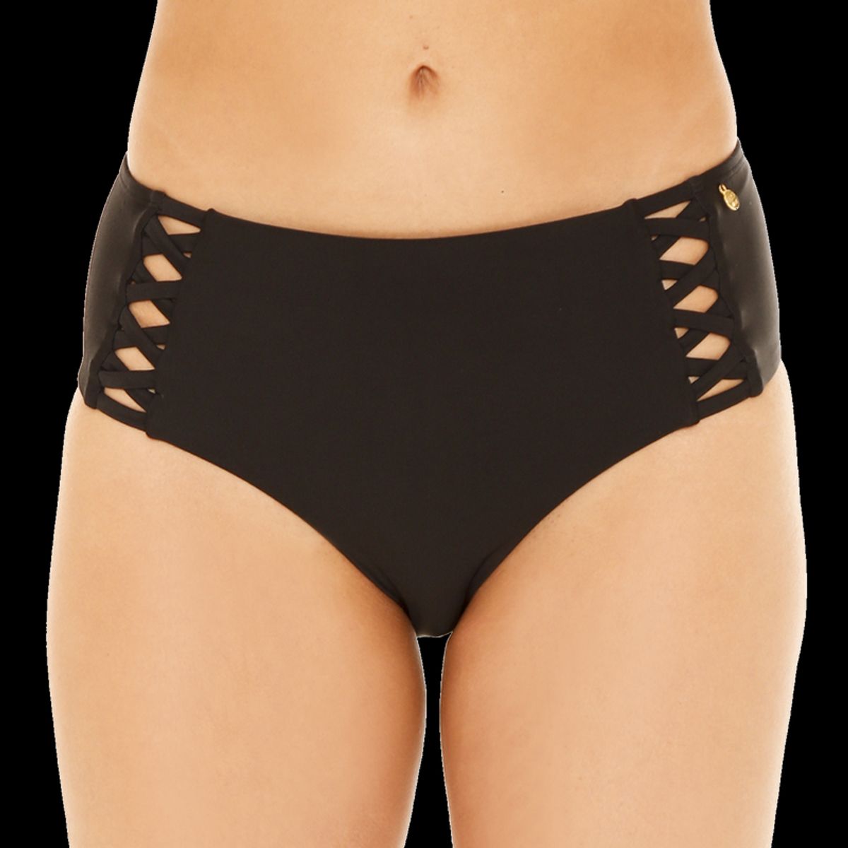 H2O WEAR - Traje de Baño Calzon Alto Mujer H2O Wear Vivos Negro - Negro