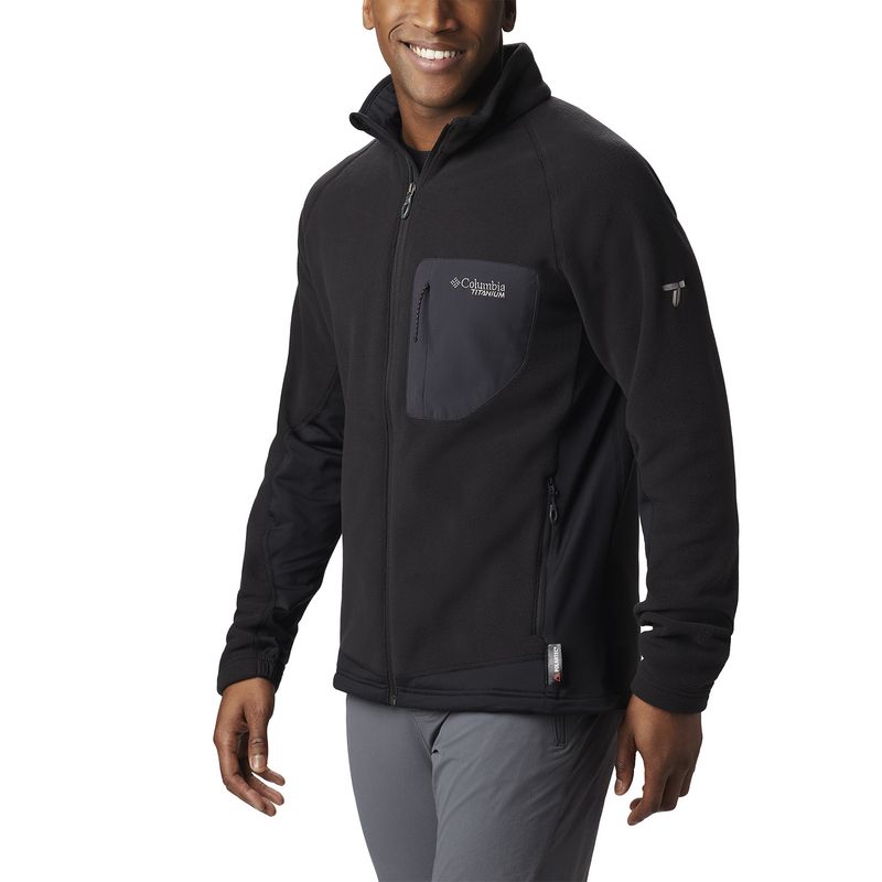 COLUMBIA - Polar Hombre Titan Pass 2 Fleece Negro COLUMBIA