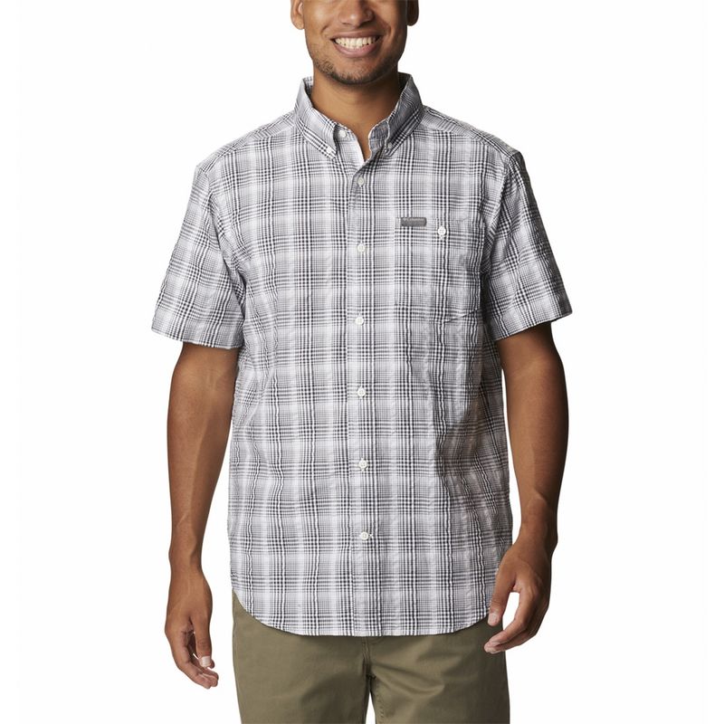COLUMBIA - Camisa M/C Hombre Brentyn Trail Ii Ss Gris COLUMBIA
