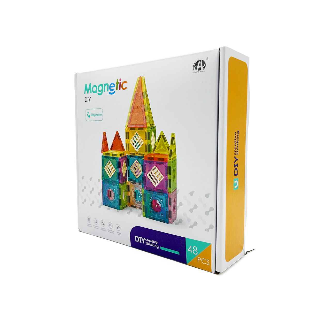 MAGNETICS - Bloques Magnéticos para Construir 48 Piezas