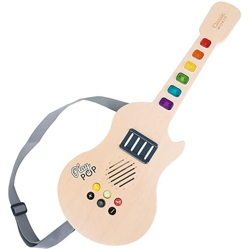 CLASSIC WORLD - Guitarra de Madera con Sonidos Classic World