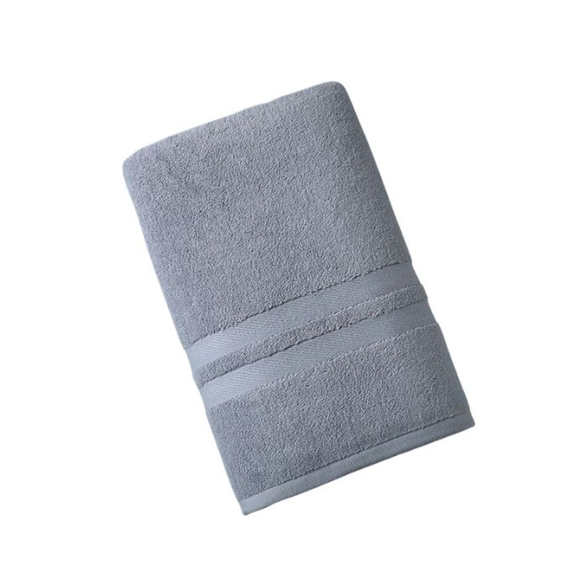 CRUSEC - Toalla De Baño 140 X 70 Cm Algodón Absorbente - Gris