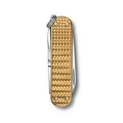 VICTORINOX - Navaja Pequeña Classic Precious Alox Dorado
