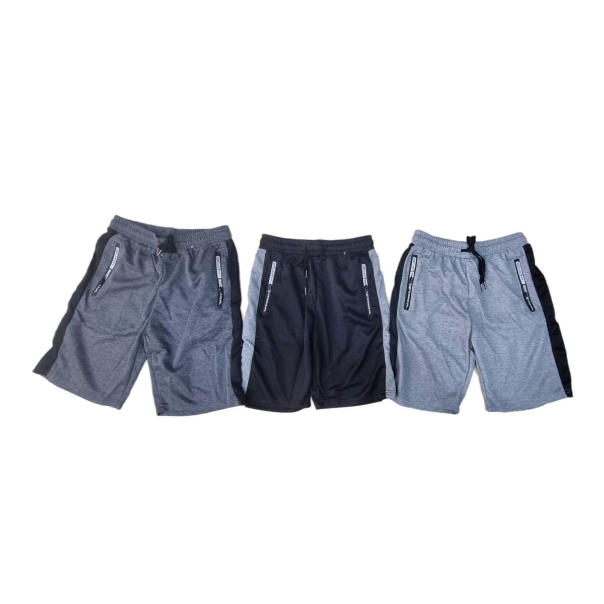 AGW - Pack 3 Shorts Hombre Algodón. Jogger Fit Deportivo.