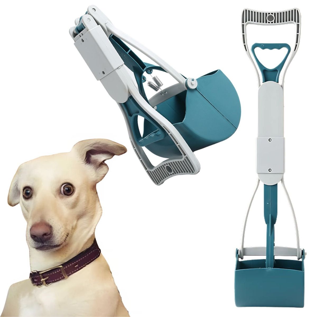 CRUSEC - Recogedor Pala Pinza Fecas Excremento Perro Gato Mascotas