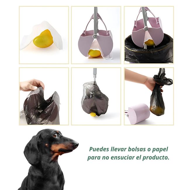 CRUSEC - Recogedor Pala Pinza Fecas Excremento Perro Gato Mascotas