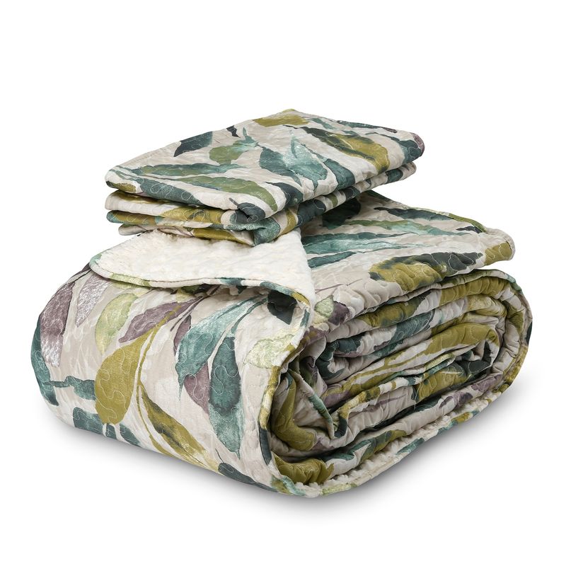 SILENZIO - Quilt Sherpa Leaf 1.5 plaza