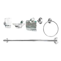 TAUMM - Set Accesorios Baño 6 Piezas Colomba