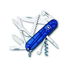 VICTORINOX - Navaja Huntsman color azul translúcido