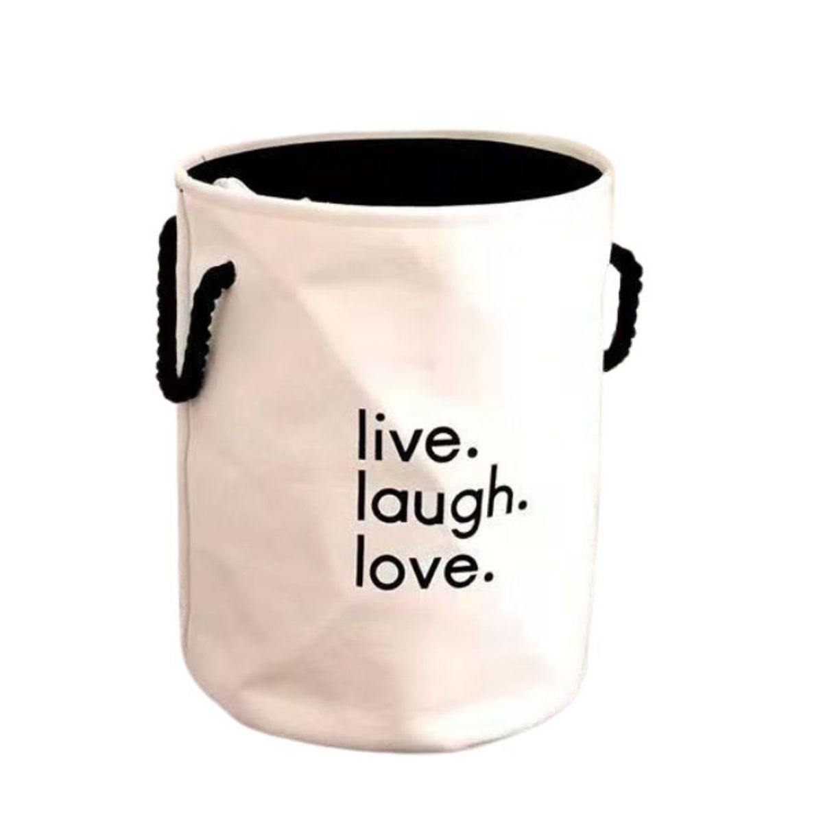 CRUSEC - Cesta Canasto De Ropa Sucia 62 Litros Plegable - Blanco