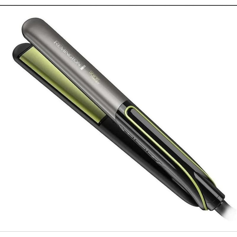 REMINGTON - Plancha de cabello Remington Shine Therapy S12A negra 120V240V