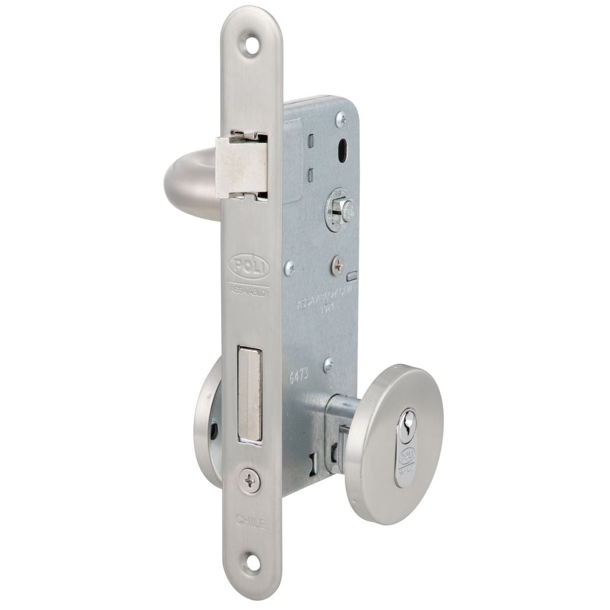 POLI - Cerradura Embutida Kenzo B40 Acceso 1/2 Llave/Llave