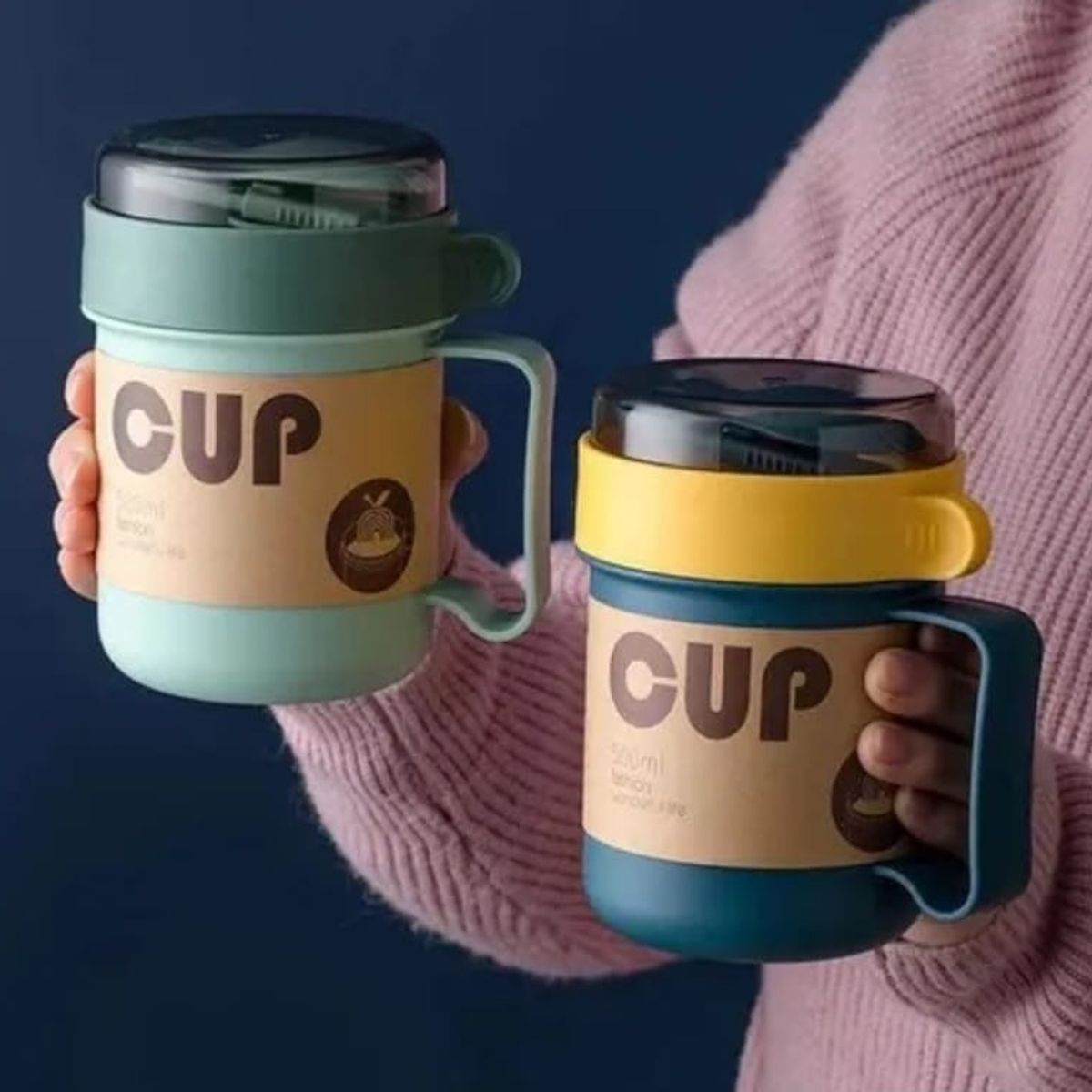 MR WONDERFUL - Fiambrera Contenedor De Alimentos Sopas Tupper Microondas