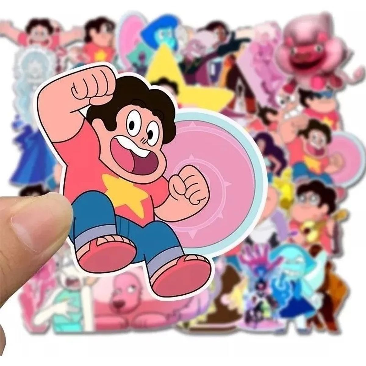GARSIL - 50 Stickers Steven Universe - Etiquetas Autoadhesivas - Modelo A1