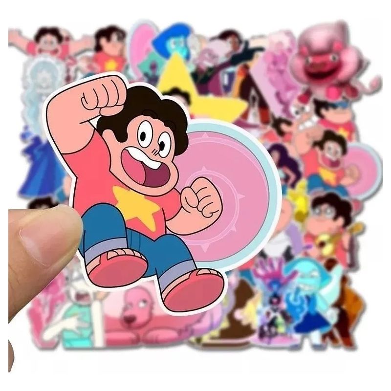 GARSIL - 50 Stickers Steven Universe - Etiquetas Autoadhesivas - Modelo A1