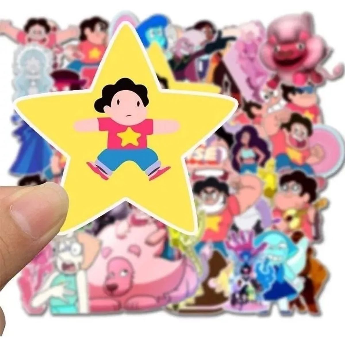 GARSIL - 50 Stickers Steven Universe - Etiquetas Autoadhesivas - Modelo A1