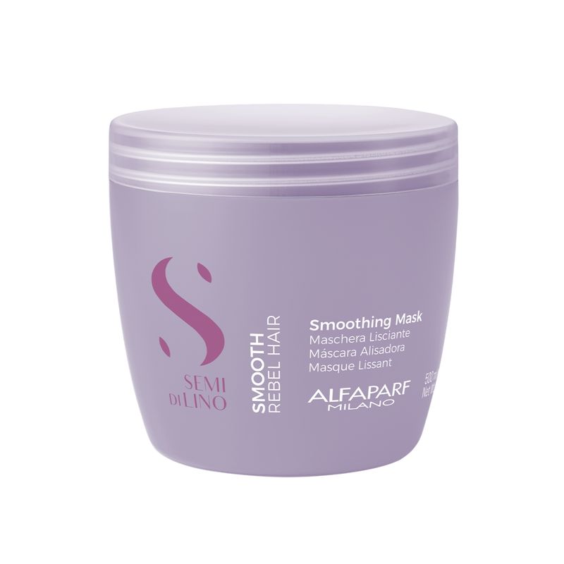 ALFAPARF MILANO - Máscara para cabellos rebeldes Smooth 500 Ml Alfaparf