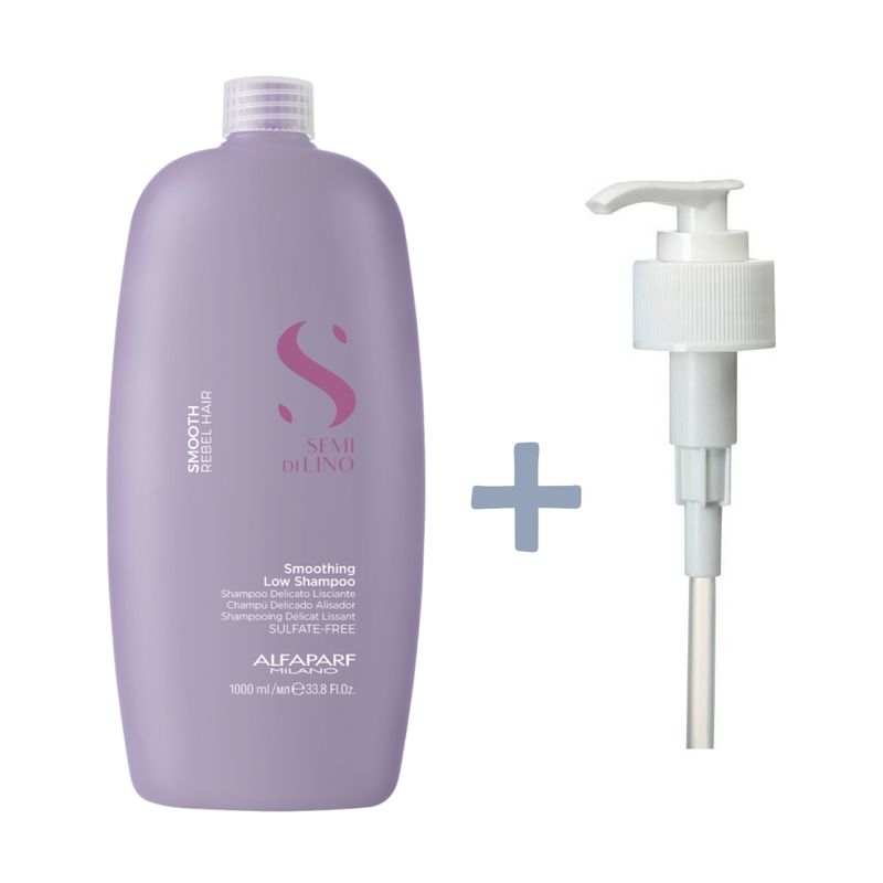 ALFAPARF MILANO - Shampoo para cabellos rebeldes smooth 1000 ML.