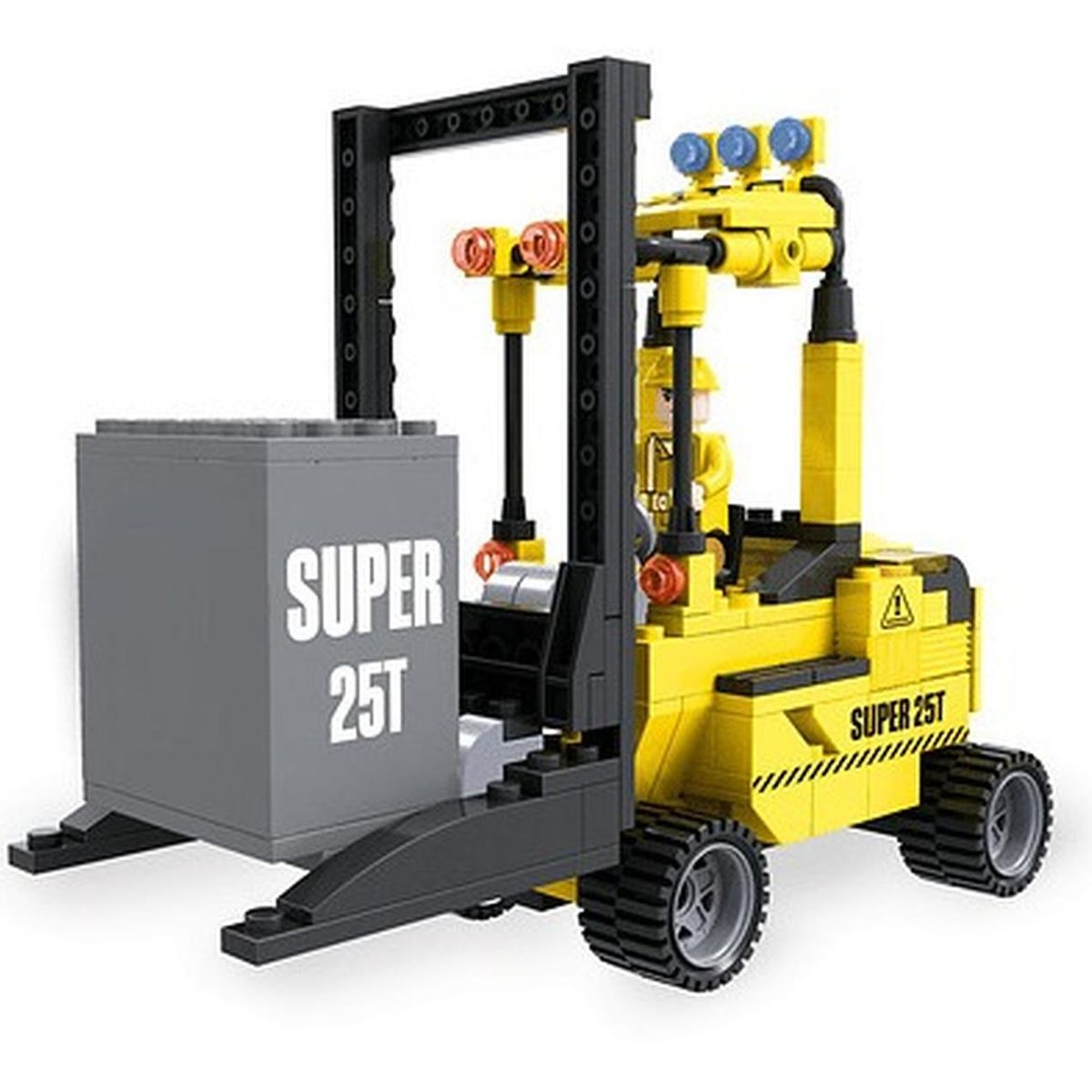 BRICTEK - BLOQUE BRICTEK CONSTRUCTION FORKLIFT 24030 193pCS