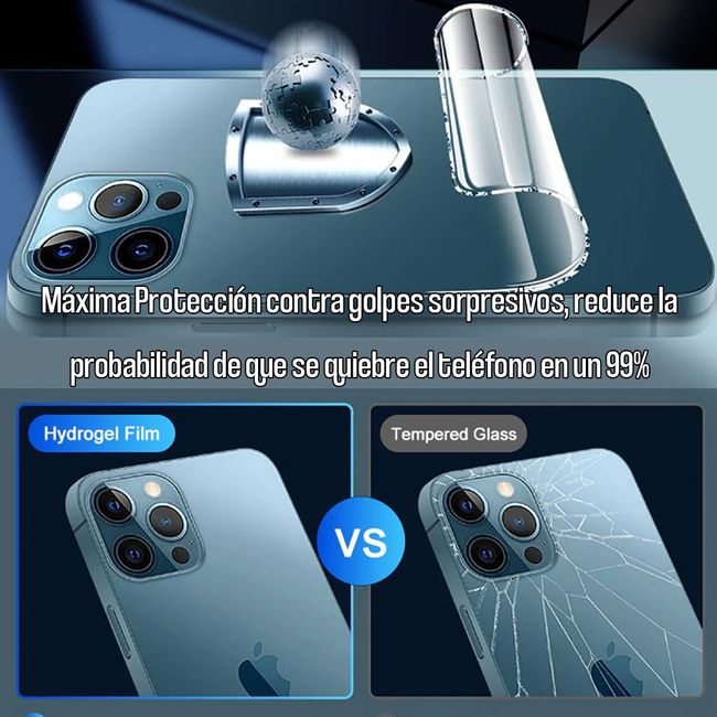 GENERICO - Lámina Mica Hidrogel Trasera Para iPhone 13 Pro