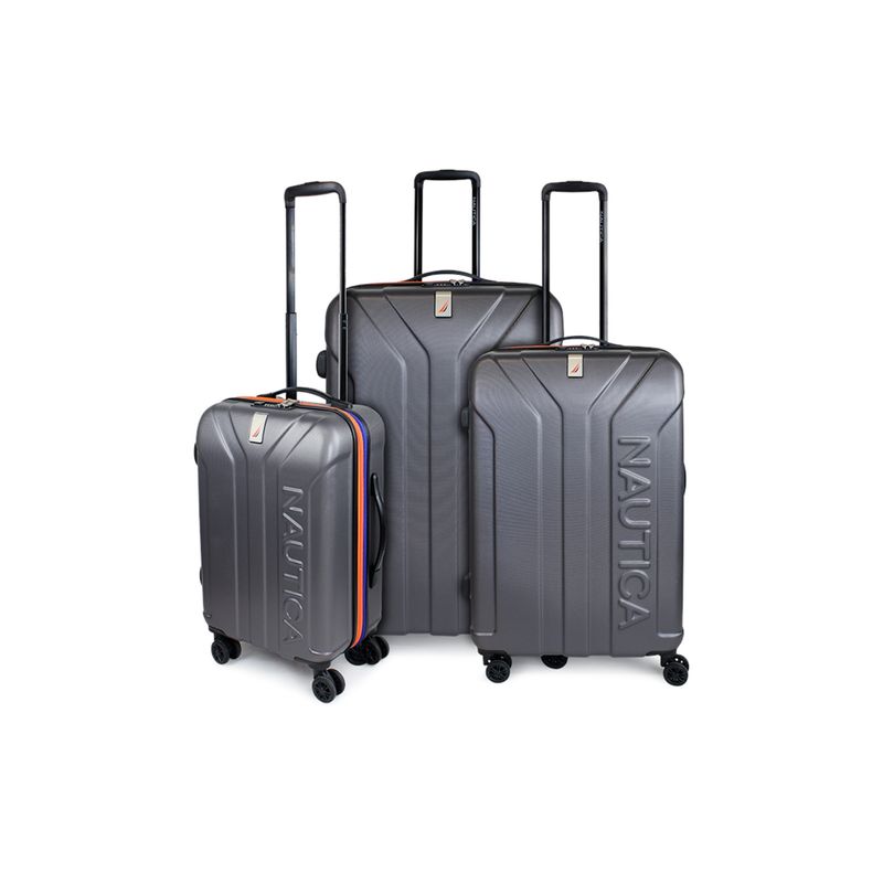 NAUTICA - Set 3 maletas Prime S+M+L gris NAUTICA
