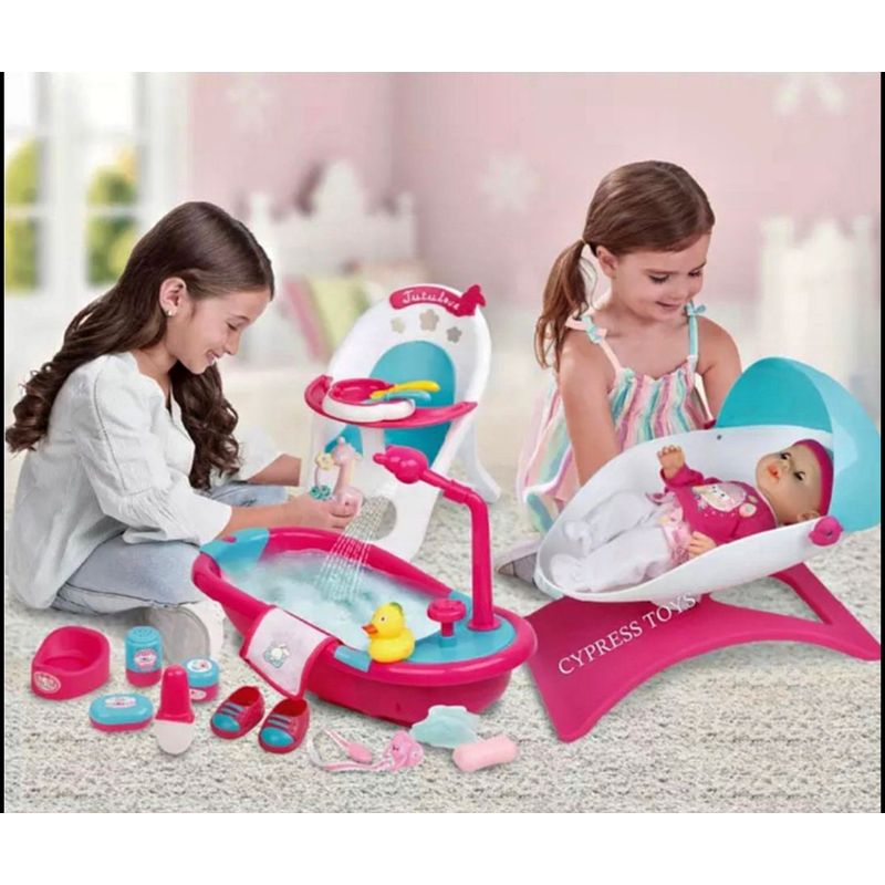 RONG LONG - Muñeca "Tutu Love" Deluxe 3 en 1 Celeste