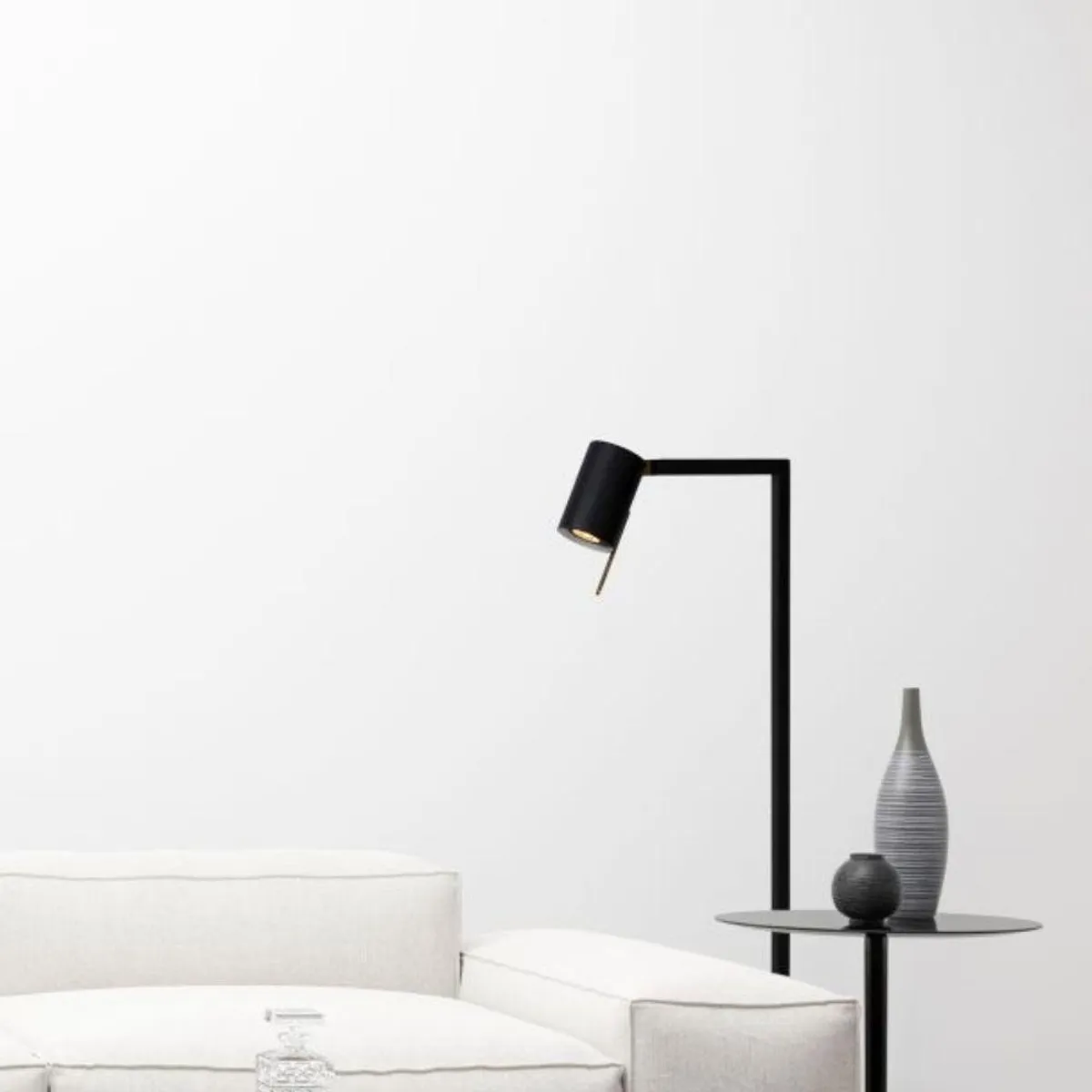 BOSCO - LAMPARA DE PIE LESLEY NEGRO 1xGU10 BOSCO