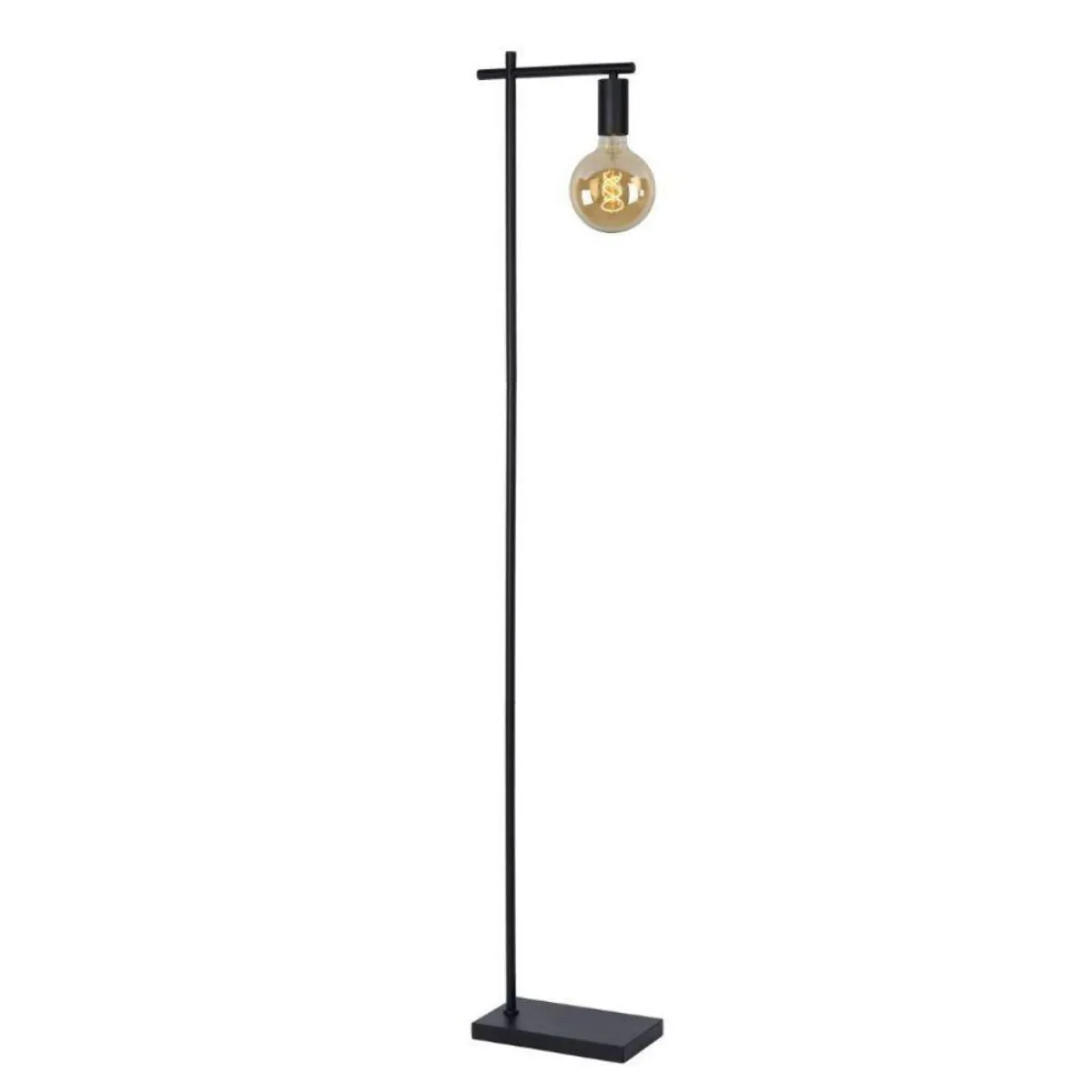 BOSCO - LAMPARA DE PIE LEANNE NEGRO 1xE27 BOSCO