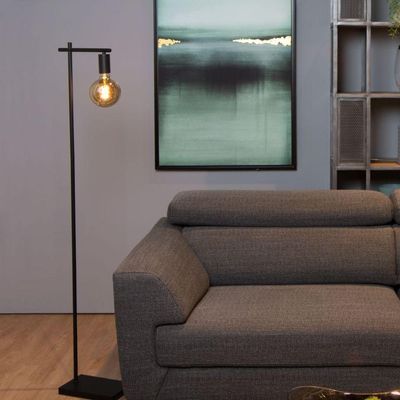 Imagen 2 del producto LAMPARA DE PIE LEANNE NEGRO 1xE27