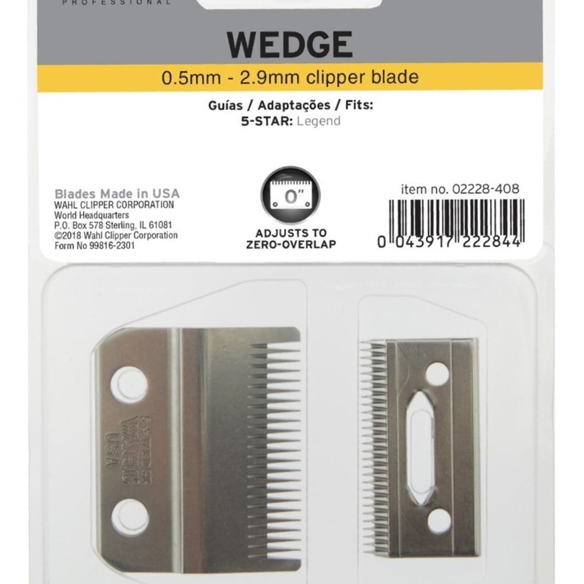 WAHL - Cuchilla Repuesto Wahl Legend Original Made In Usa