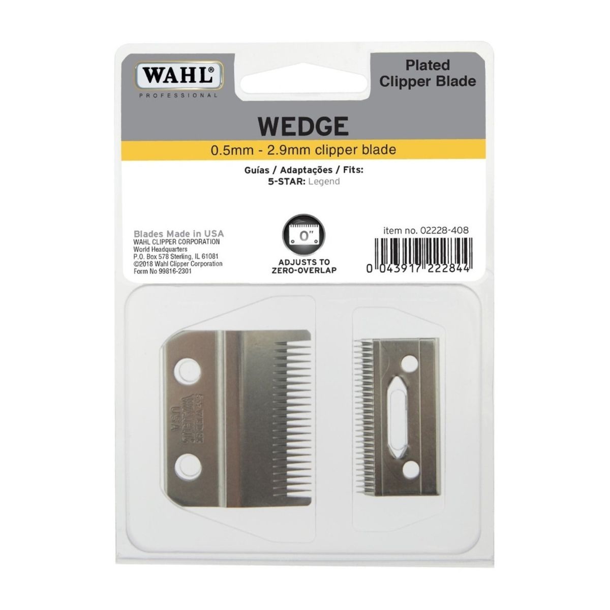 WAHL - Cuchilla Repuesto Wahl Legend Original Made In Usa