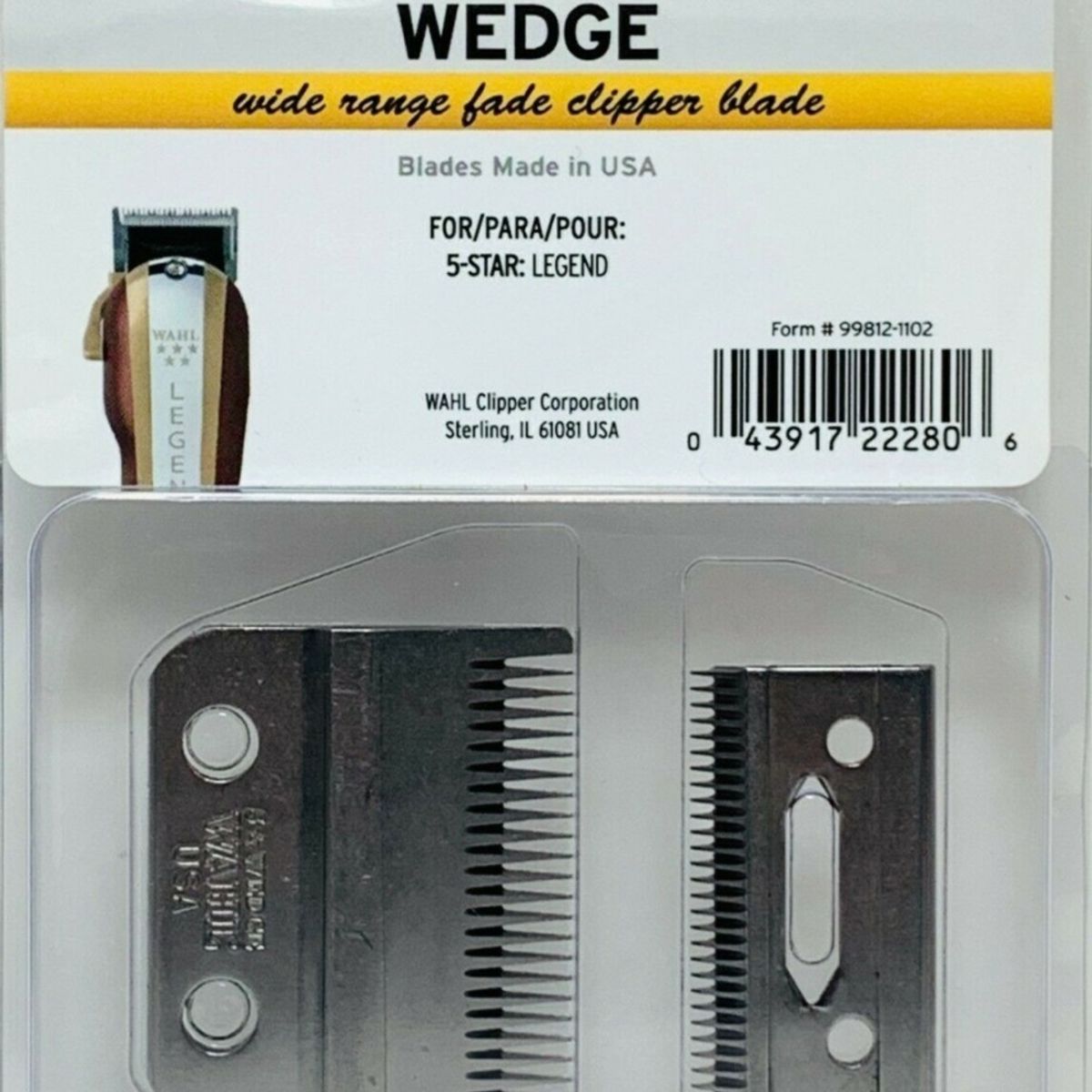 WAHL - Cuchilla Repuesto Wahl Legend Original Made In Usa