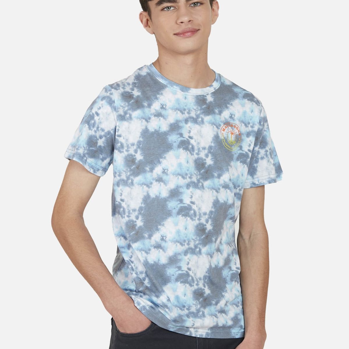 MAUI AND SONS - Polera GRADIENT ESTABLISHED CALIFORNIA Juvenil Multicolor Maui and Sons