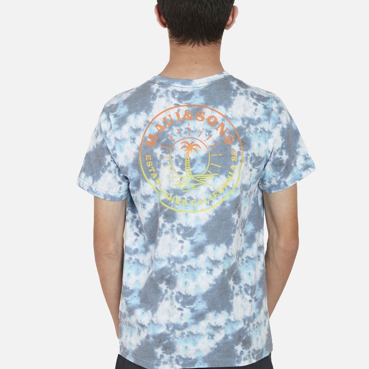 MAUI AND SONS - Polera GRADIENT ESTABLISHED CALIFORNIA Juvenil Multicolor Maui and Sons