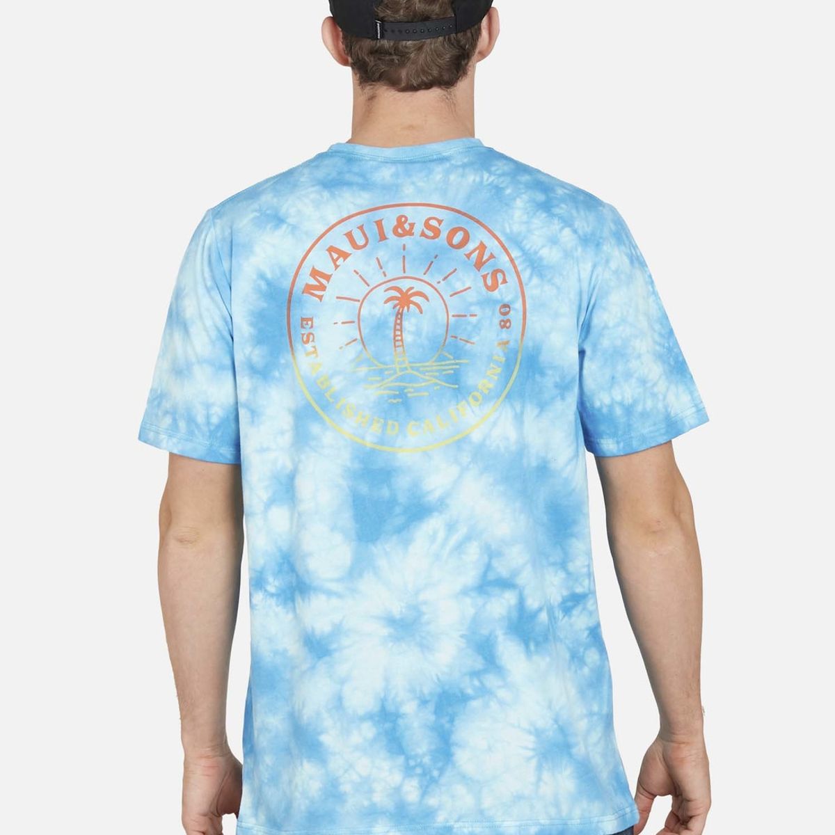 MAUI AND SONS - Polera GRADIENT ESTABLISHED CALIFORNIA Hombre Multicolor Maui and Sons