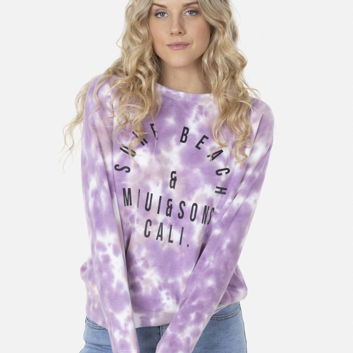 MAUI AND SONS - Poleron MERMAID PINK CREW Mujer Multicolor Maui and Sons