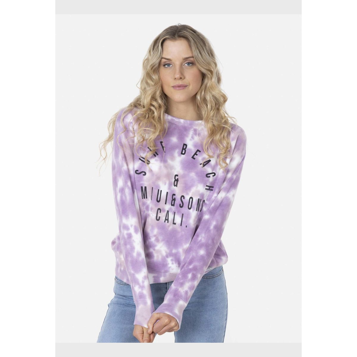 MAUI AND SONS - Poleron MERMAID PINK CREW Mujer Multicolor Maui and Sons