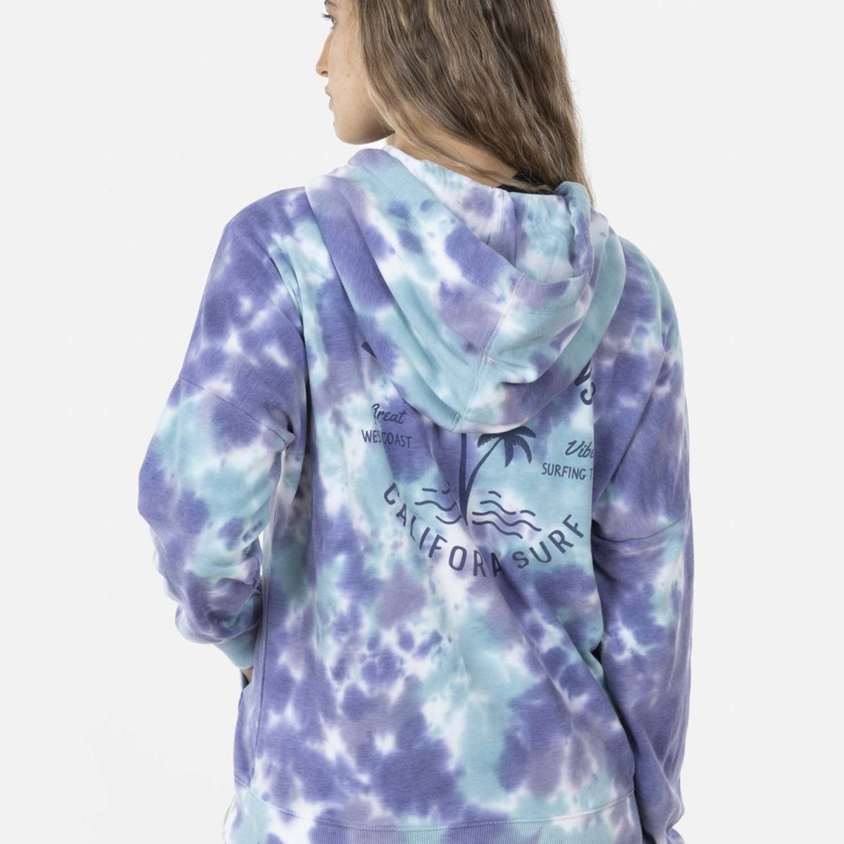 MAUI AND SONS - Poleron Fullzipper CLEAR ON THE OCEAN FZ Mujer Multicolor Maui and Sons