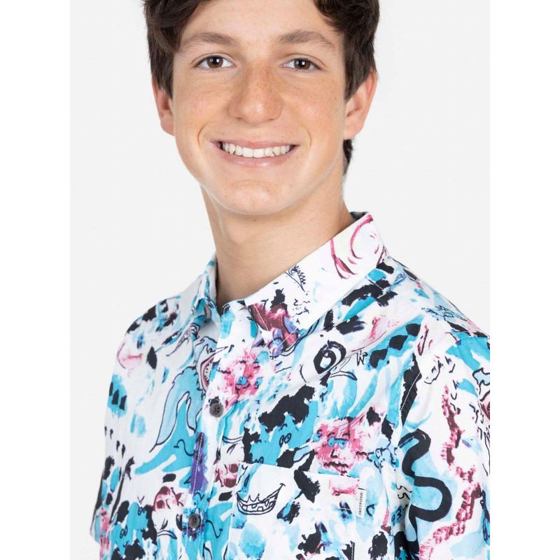 MAUI AND SONS - Camisa COLLAGE ART Juvenil Multicolor Maui and Sons