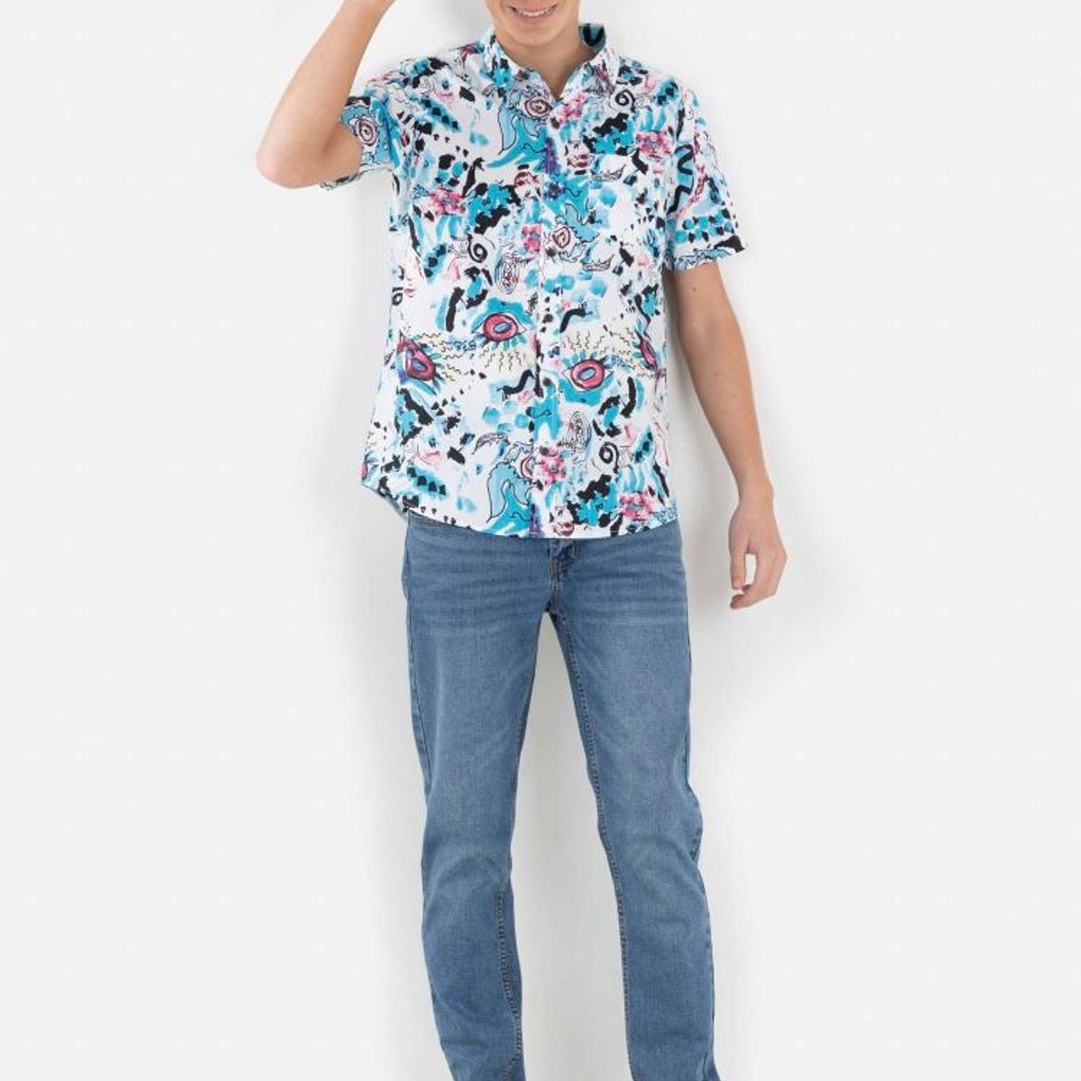 MAUI AND SONS - Camisa COLLAGE ART Juvenil Multicolor Maui and Sons
