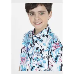 MAUI AND SONS - Camisa COLLAGE ART Niño Multicolor
