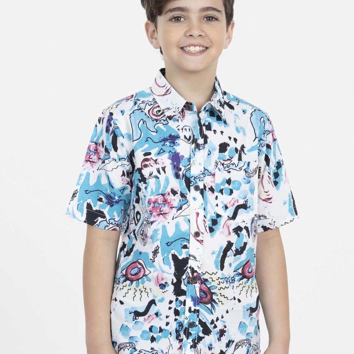 MAUI AND SONS - Camisa COLLAGE ART Niño Multicolor Maui and Sons